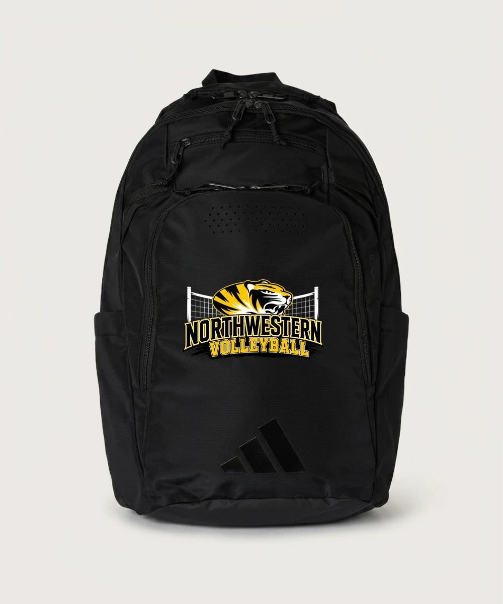 Northwestern Volleyball - Black/ Black Defender 5 Backpack