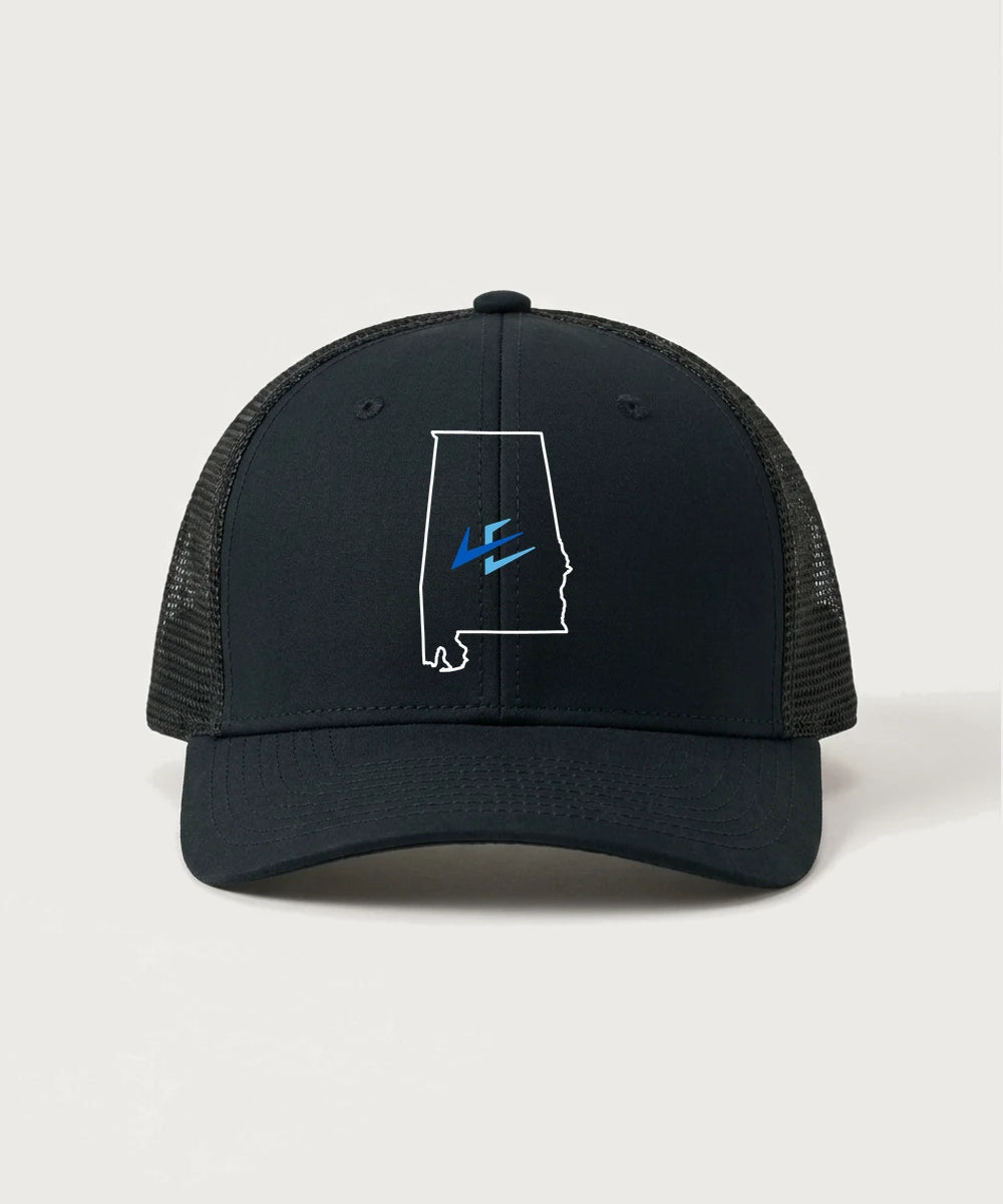 Leading Edge Alabama Team Store - Black/ Black Sport-Tek Club Trucker Cap STC46
