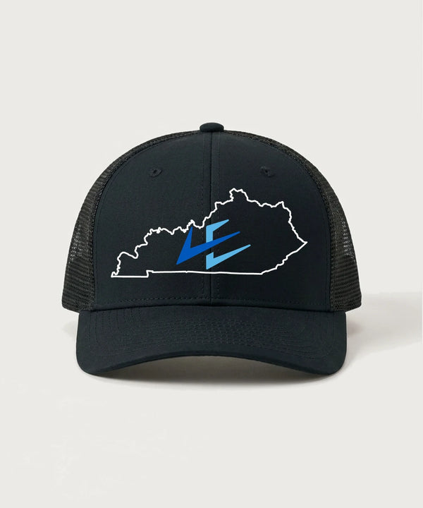 Leading Edge Kentucky Team Store - Black/ Black Sport-Tek Club Trucker Cap STC46