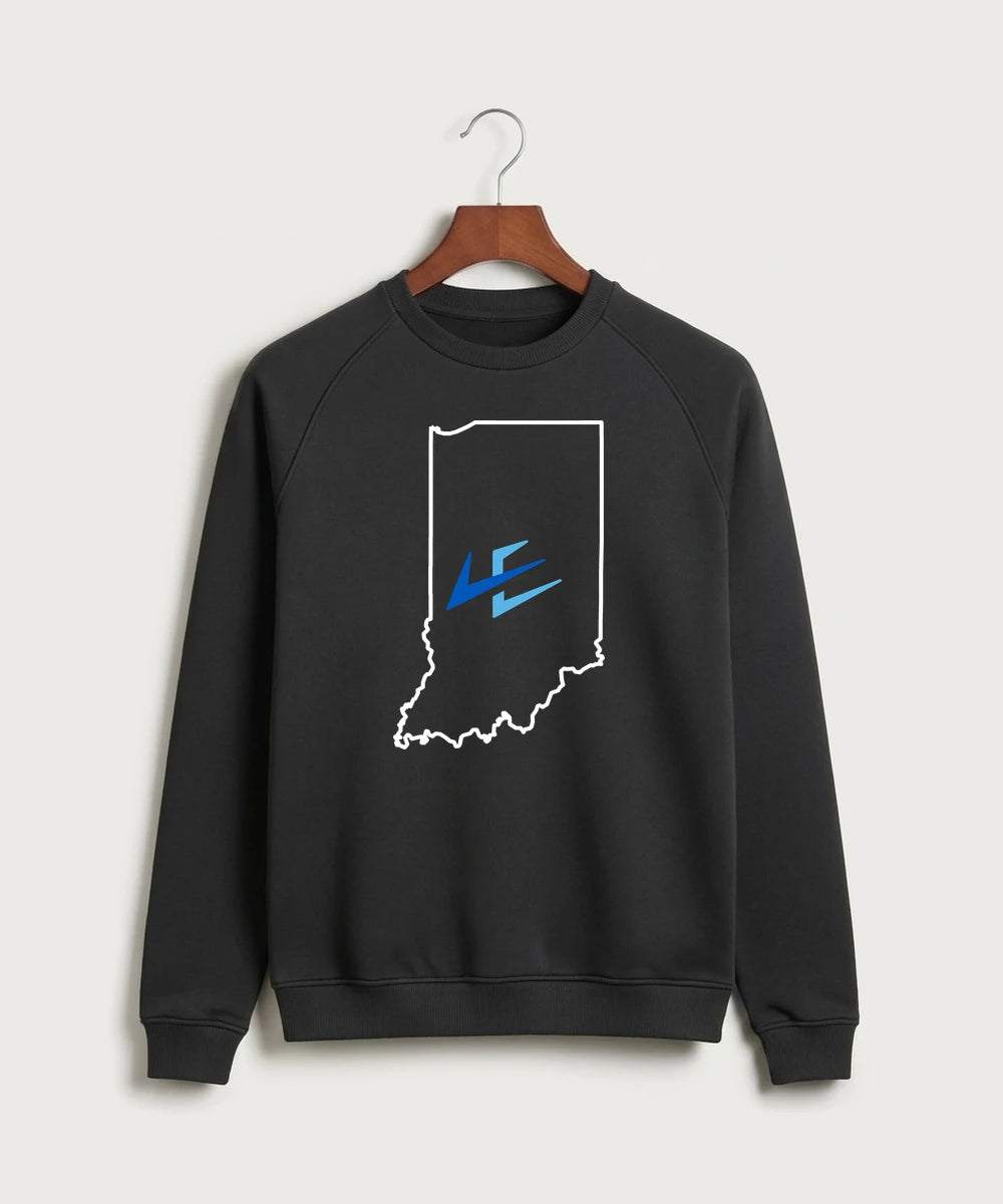 Leading Edge Indiana Team Store - Black Crewneck