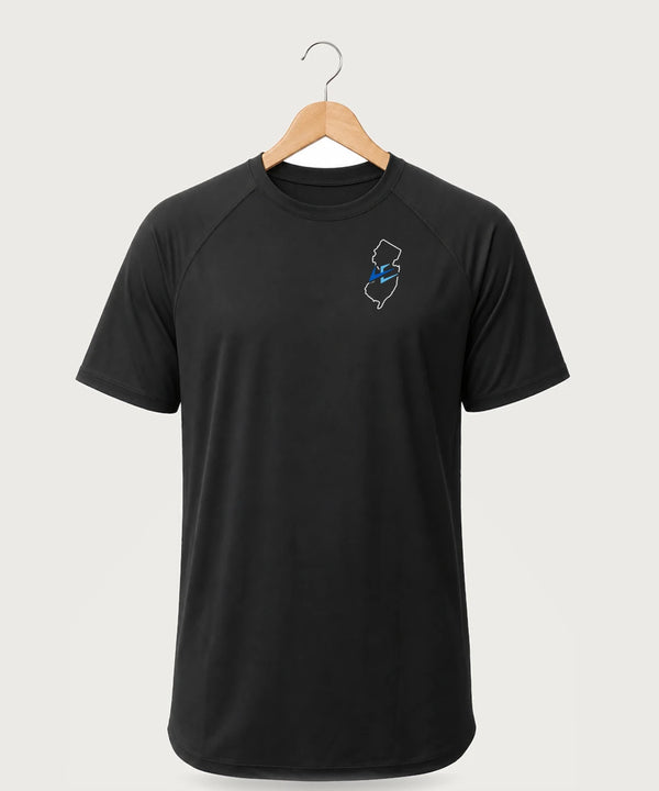 Leading Edge New Jersey Team Store - Black Tee - Left Chest
