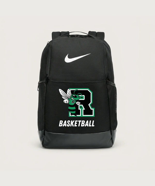 2026 Roswell High School Boys & Girls Basketball Team Store - Black Nike Brasilia Medium Backpack NKDH7709