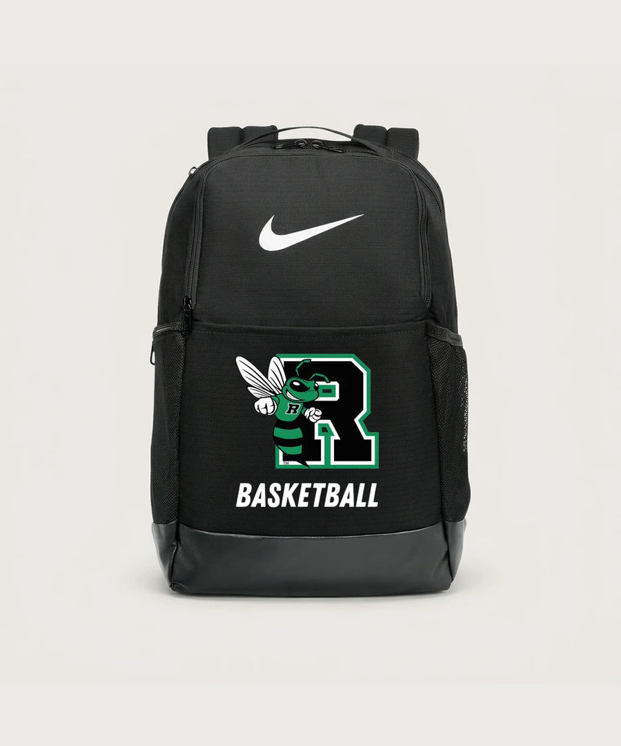 2026 Roswell High School Boys & Girls Basketball Team Store - Black Nike Brasilia Medium Backpack NKDH7709