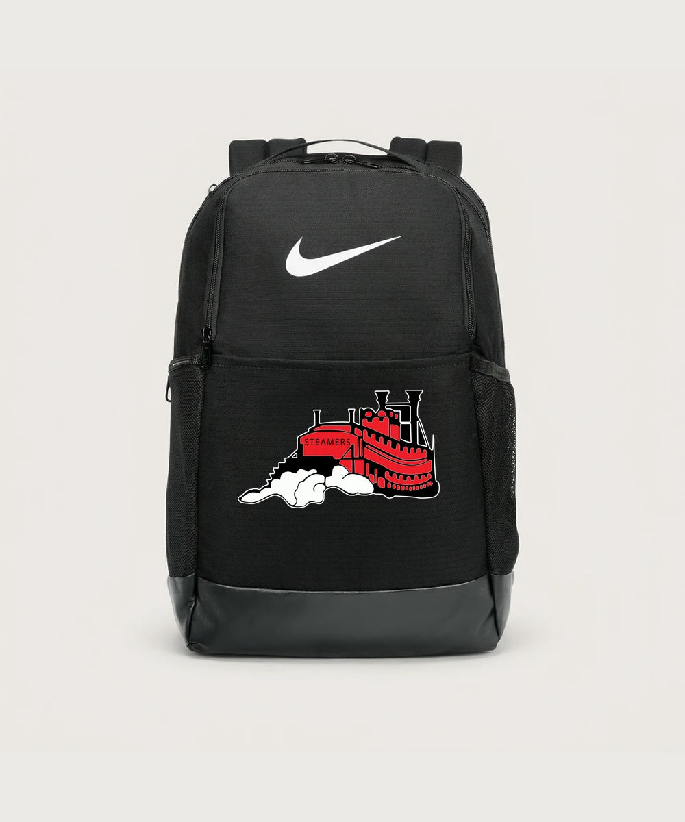 Fulton High School Football (Boys) - Black Nike Brasilia Medium Backpack NKDH7709
