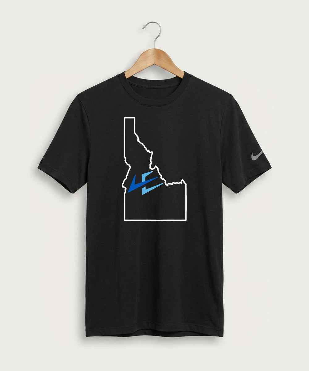 Leading Edge Idaho Team Store - Black Nike Swoosh Sleeve rLegend Tee NKDX8730