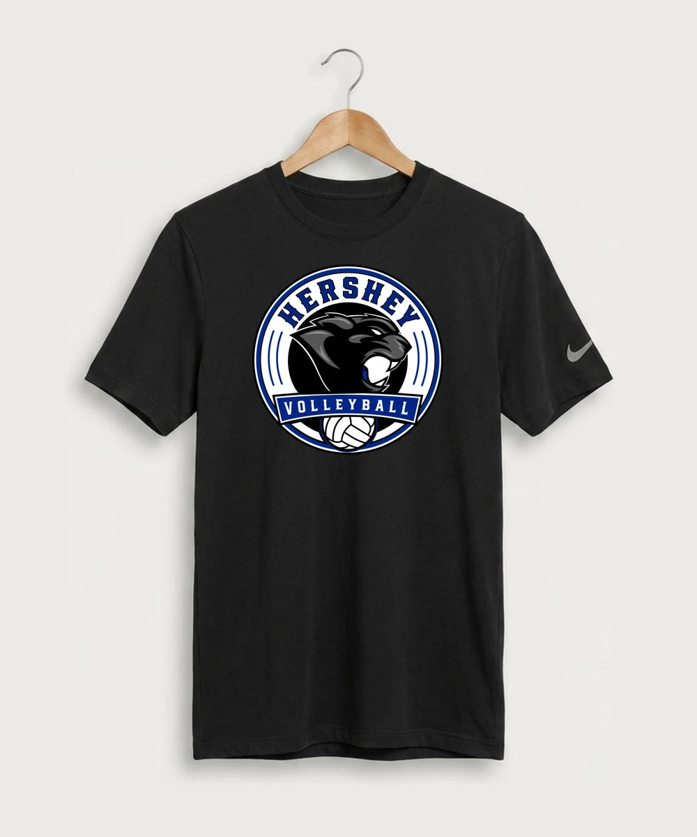Hershey High School Volleyball Team Store - Black Nike Swoosh Sleeve rLegend Tee NKDX8730