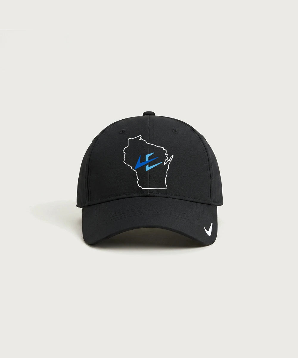 Leading Edge Wisconsin Team Store - Black Nike Dri-FIT Legacy Cap NKFB6447