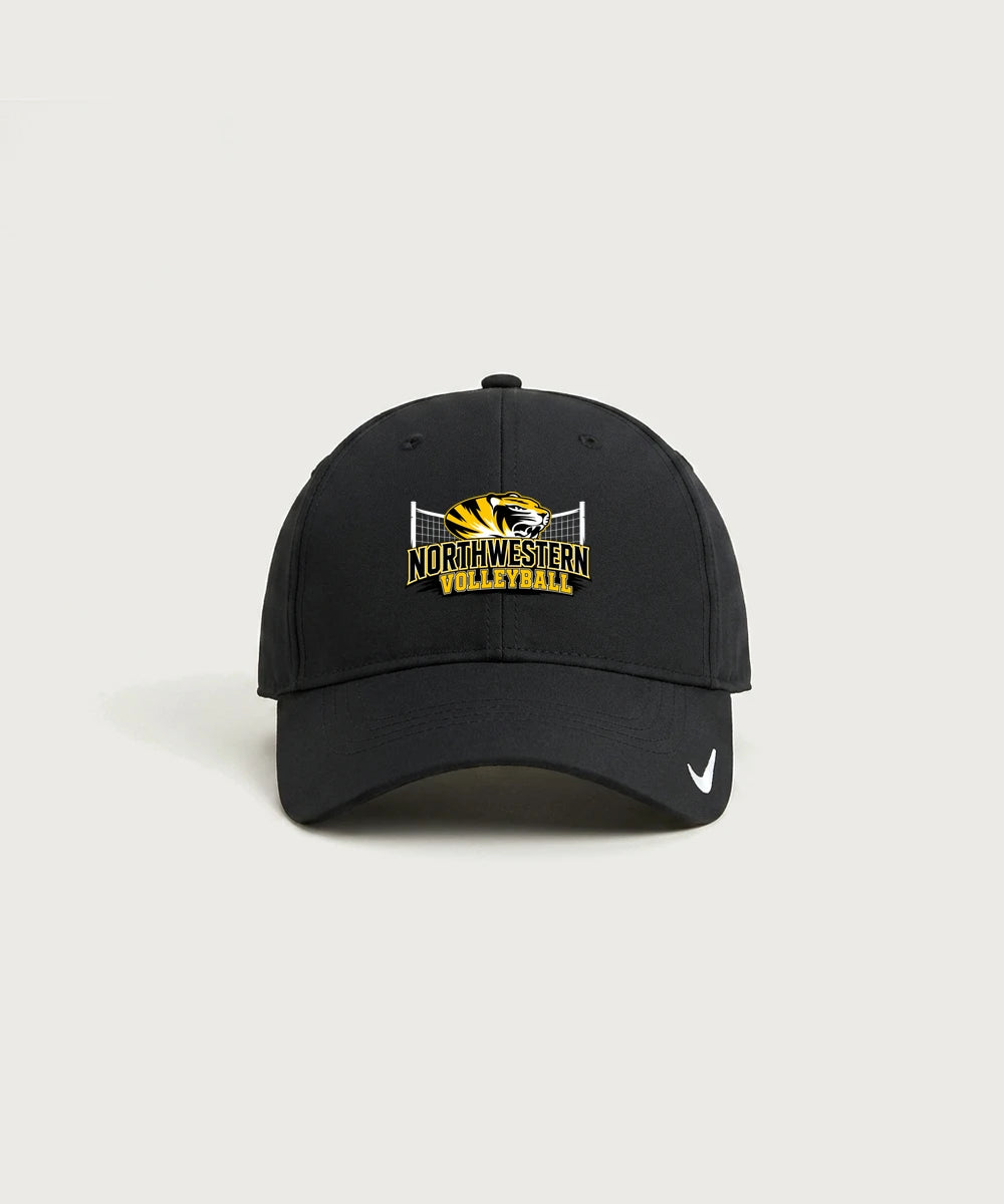Northwestern Volleyball - Black Nike Dri-FIT Legacy Cap NKFB6447