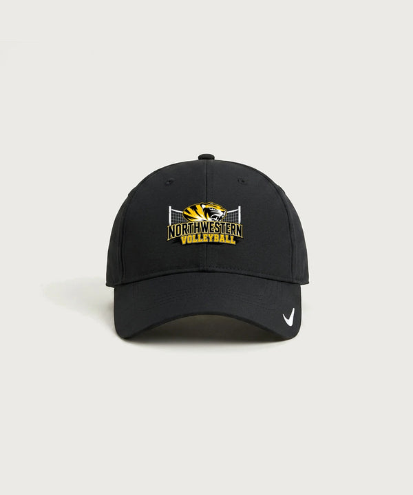 Northwestern Volleyball - Black Nike Dri-FIT Legacy Cap NKFB6447
