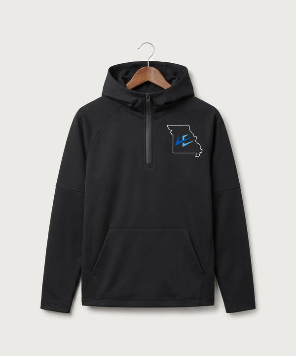 Leading Edge Missouri Team Store - Black Phantom Hoodie - Left Chest