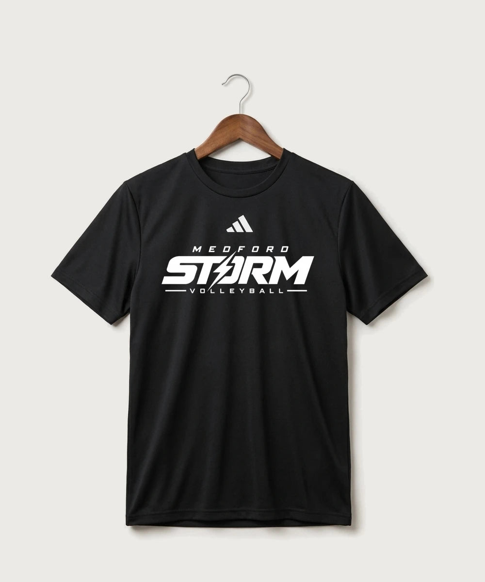 Medford Storm High School Volleyball Team Store - Black/ White Men's Pregame T-Shirt