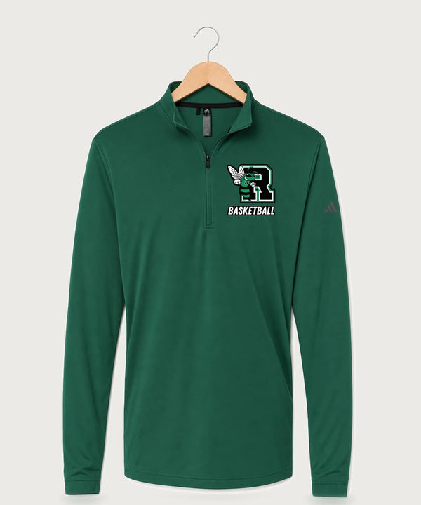 2026 Roswell High School Boys & Girls Basketball Team Store - Collegiate Green Men's Ultimate365 Lightweight Quarter-Zip Pullover