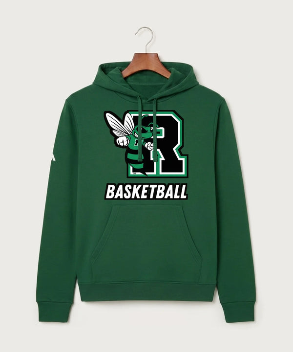 2026 Roswell High School Boys & Girls Basketball Team Store - Collegiate Green Unisex Fleece Hooded Sweatshirt