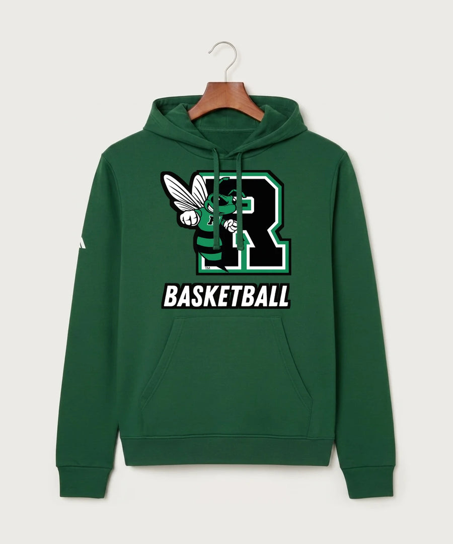 2026 Roswell High School Boys & Girls Basketball Team Store - Collegiate Green Unisex Fleece Hooded Sweatshirt