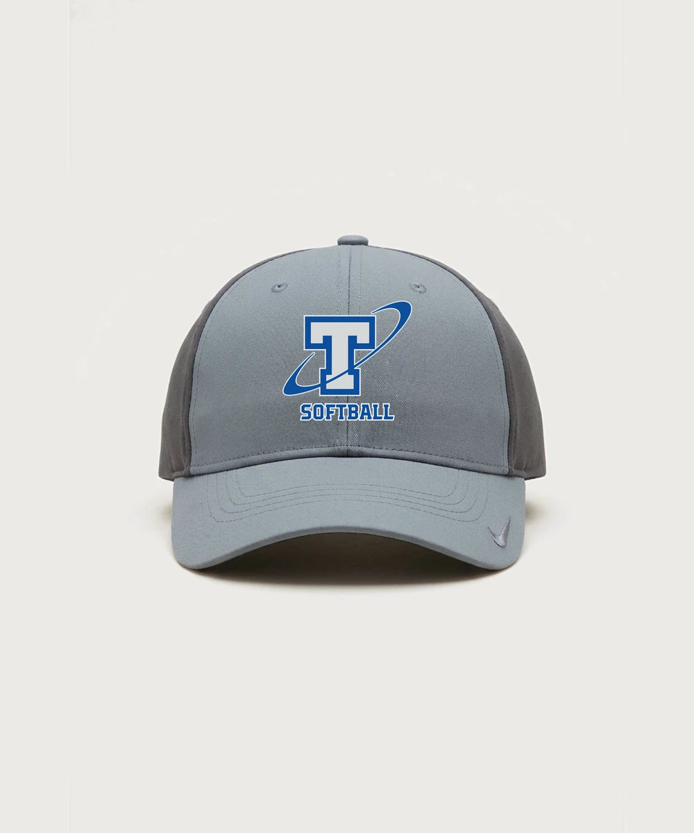 Papillion La Vista South Titan Softball Team Store - Cool Grey/ Dark Grey Nike Dri-FIT Legacy Cap NKFB6447