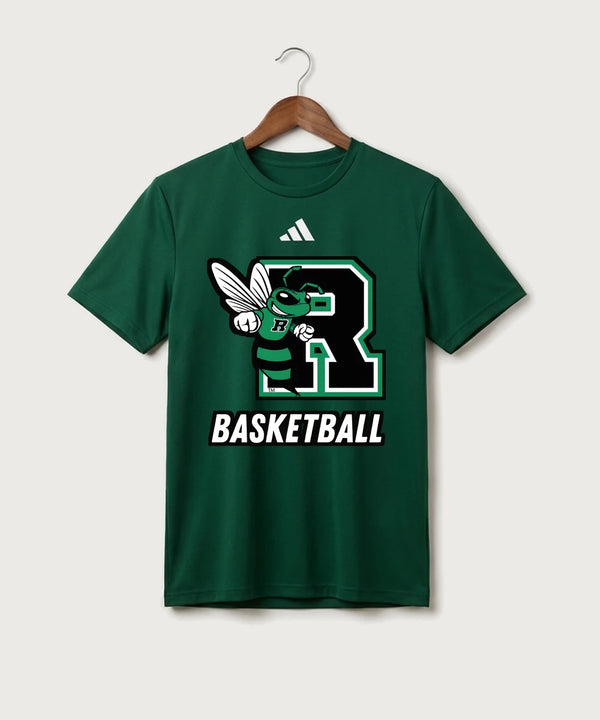 2026 Roswell High School Boys & Girls Basketball Team Store - Dark Green/ White Men's Pregame T-Shirt