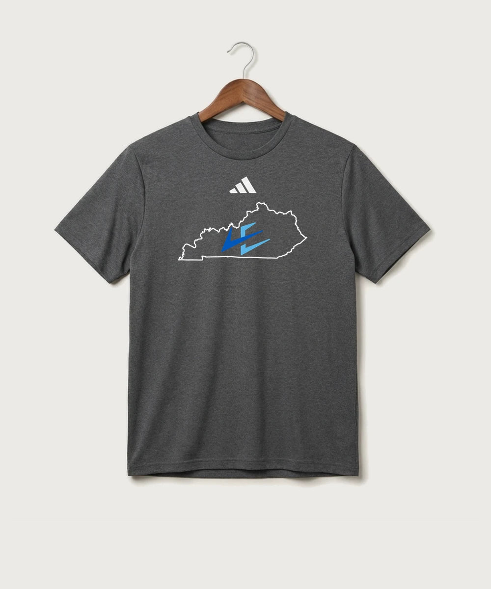 Leading Edge Kentucky Team Store - Dark Grey Heather/ White Men's Pregame T-Shirt