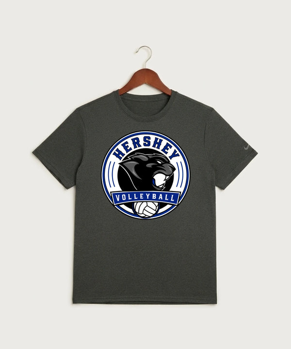 Hershey High School Volleyball Team Store - Dark Smoke Heather Nike Swoosh Sleeve rLegend Tee NKDX8730