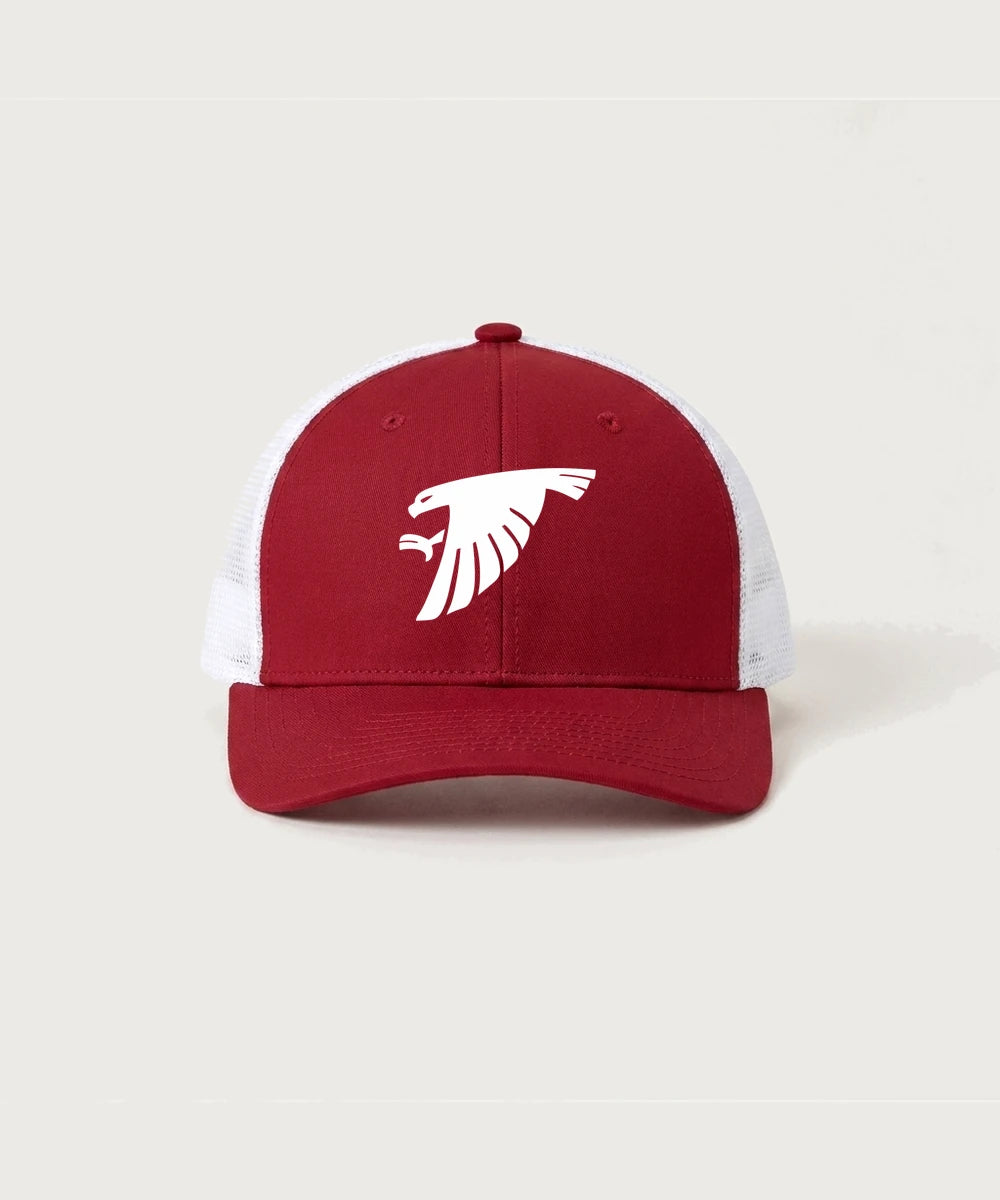 Sauk Valley Community College Basketball Team Store - Deep Red/ White Sport-Tek Club Trucker Cap STC46