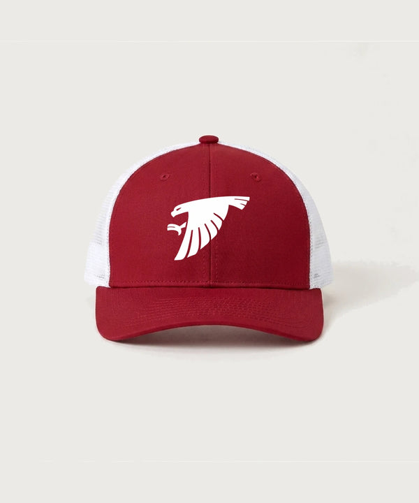 Sauk Valley Community College Basketball Team Store - Deep Red/ White Sport-Tek Club Trucker Cap STC46