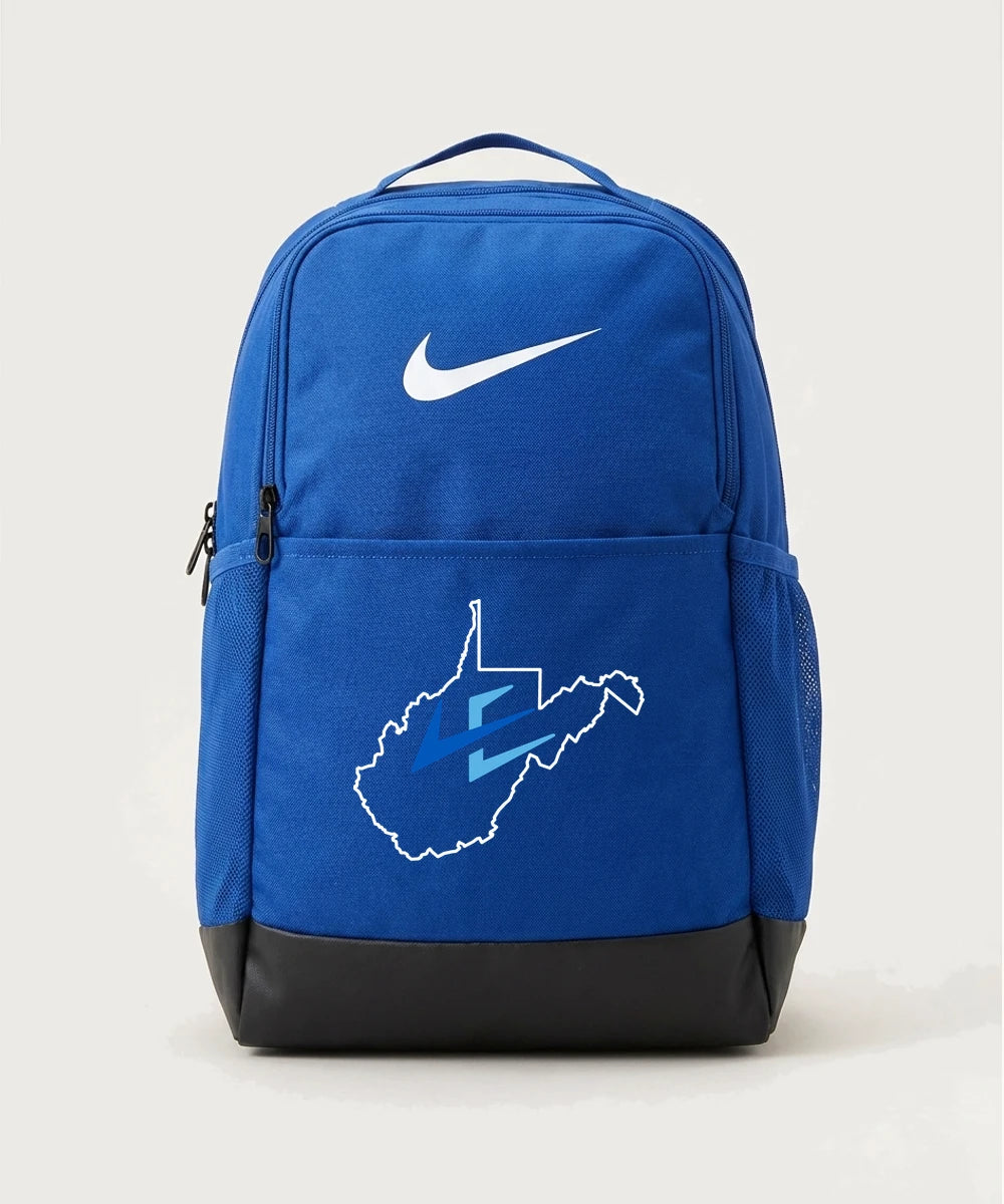 Leading Edge West Virginia Team Store - Game Royal Nike Brasilia Medium Backpack NKDH7709