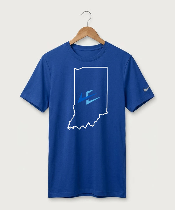 Leading Edge Indiana Team Store - Game Royal Nike Swoosh Sleeve rLegend Tee NKDX8730