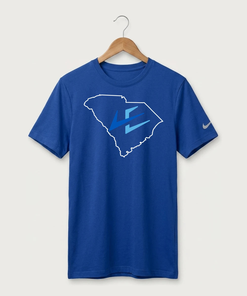 Leading Edge South Carolina Team Store - Game Royal Nike Swoosh Sleeve rLegend Tee NKDX8730