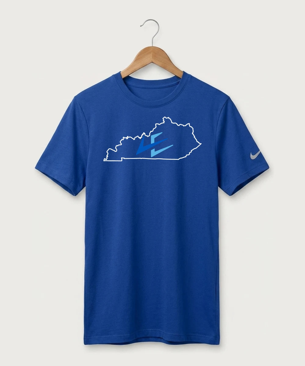 Leading Edge Kentucky Team Store - Game Royal Nike Swoosh Sleeve rLegend Tee NKDX8730