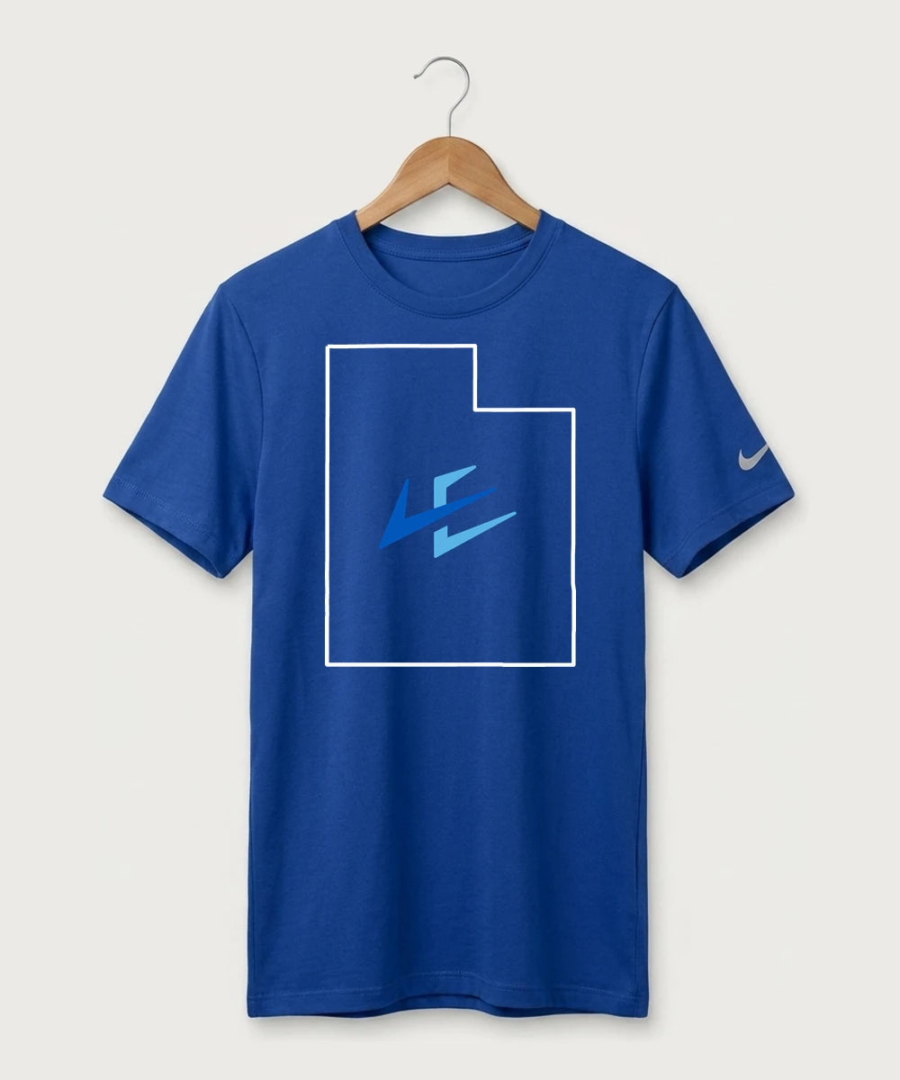 Leading Edge Utah Team Store - Game Royal Nike Swoosh Sleeve rLegend Tee NKDX8730