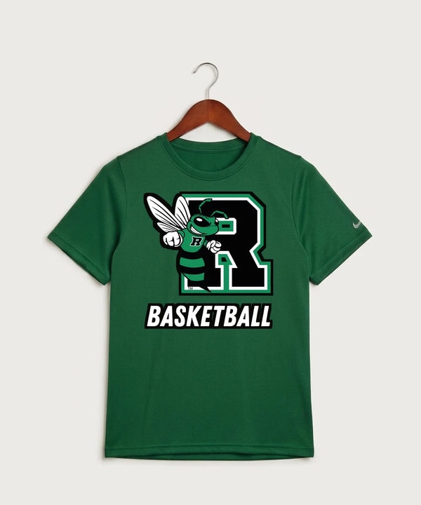 2026 Roswell High School Boys & Girls Basketball Team Store - Gorge Green Nike Youth Swoosh Sleeve rLegend Tee NKDX8787
