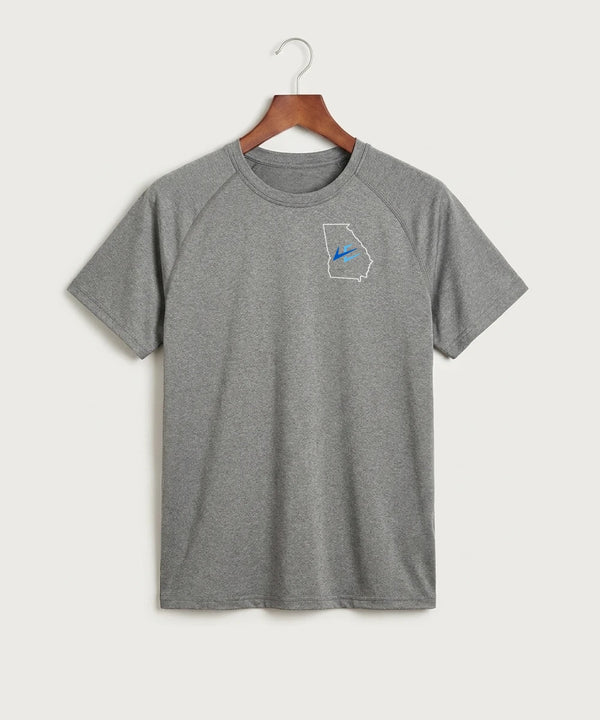 Leading Edge Georgia Team Store - Gray Tee - Left Chest