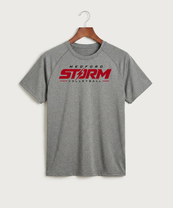 Medford Storm High School Volleyball Team Store - Gray Tee
