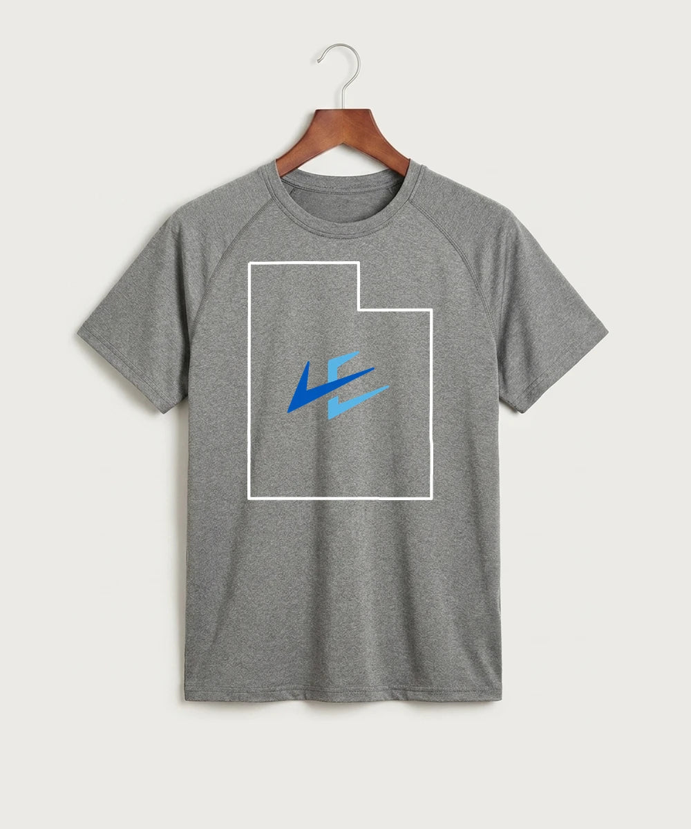 Leading Edge Utah Team Store - Gray Tee