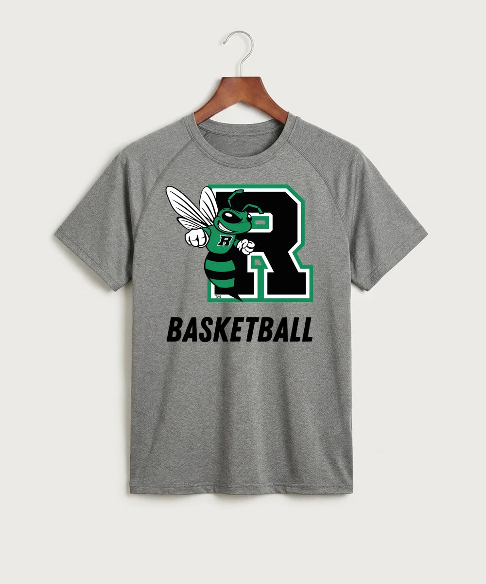 2026 Roswell High School Boys & Girls Basketball Team Store - Gray Tee