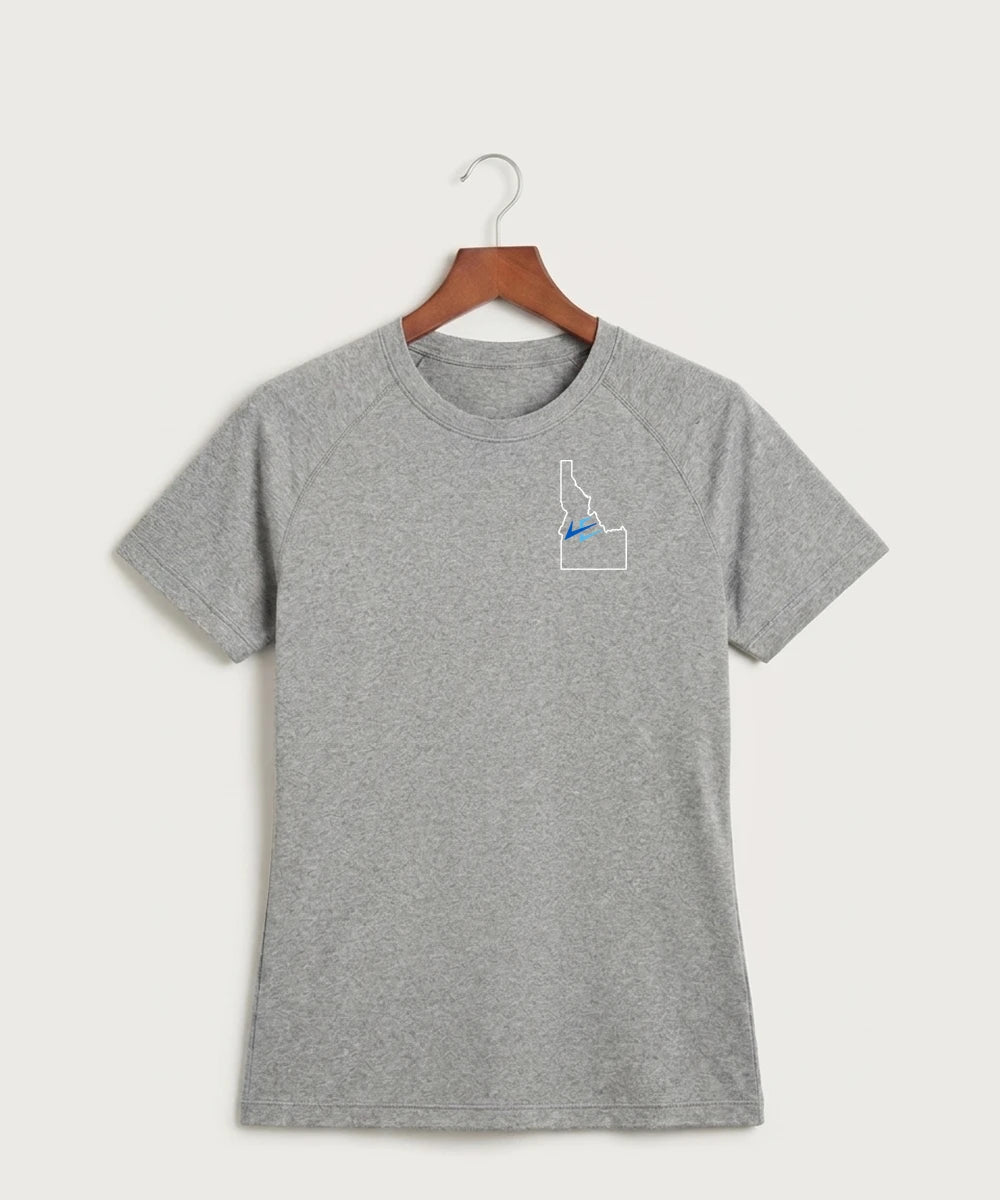 Leading Edge Idaho Team Store - Gray Tee - Left Chest