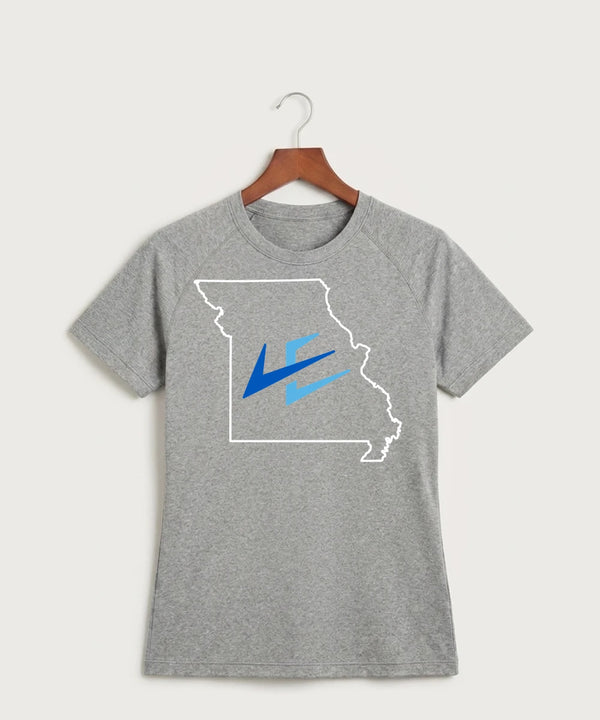 Leading Edge Missouri Team Store - Gray Tee