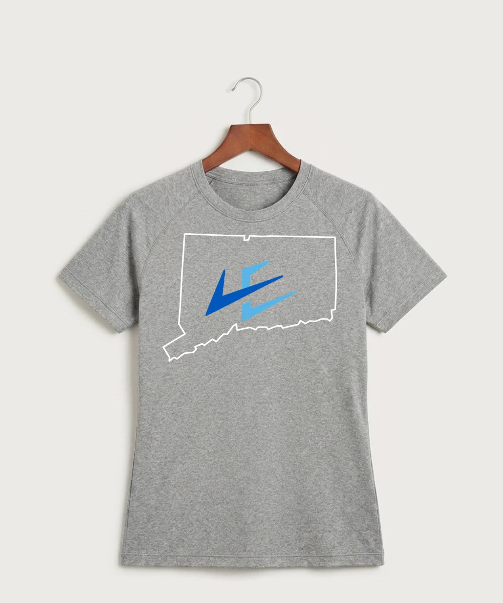 Leading Edge Connecticut Team Store - Gray Tee