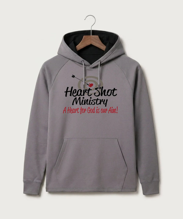 Heart Shot Ministry Archery Team Store - Gray Hoodie