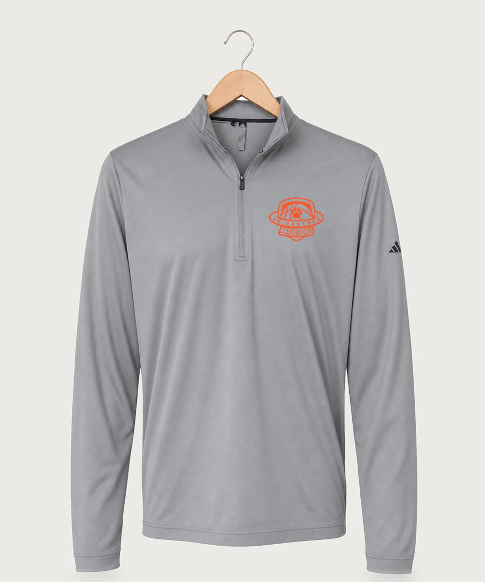 Jr Panther Basketball - Grey Three Men's Ultimate365 Lightweight Quarter-Zip Pullover