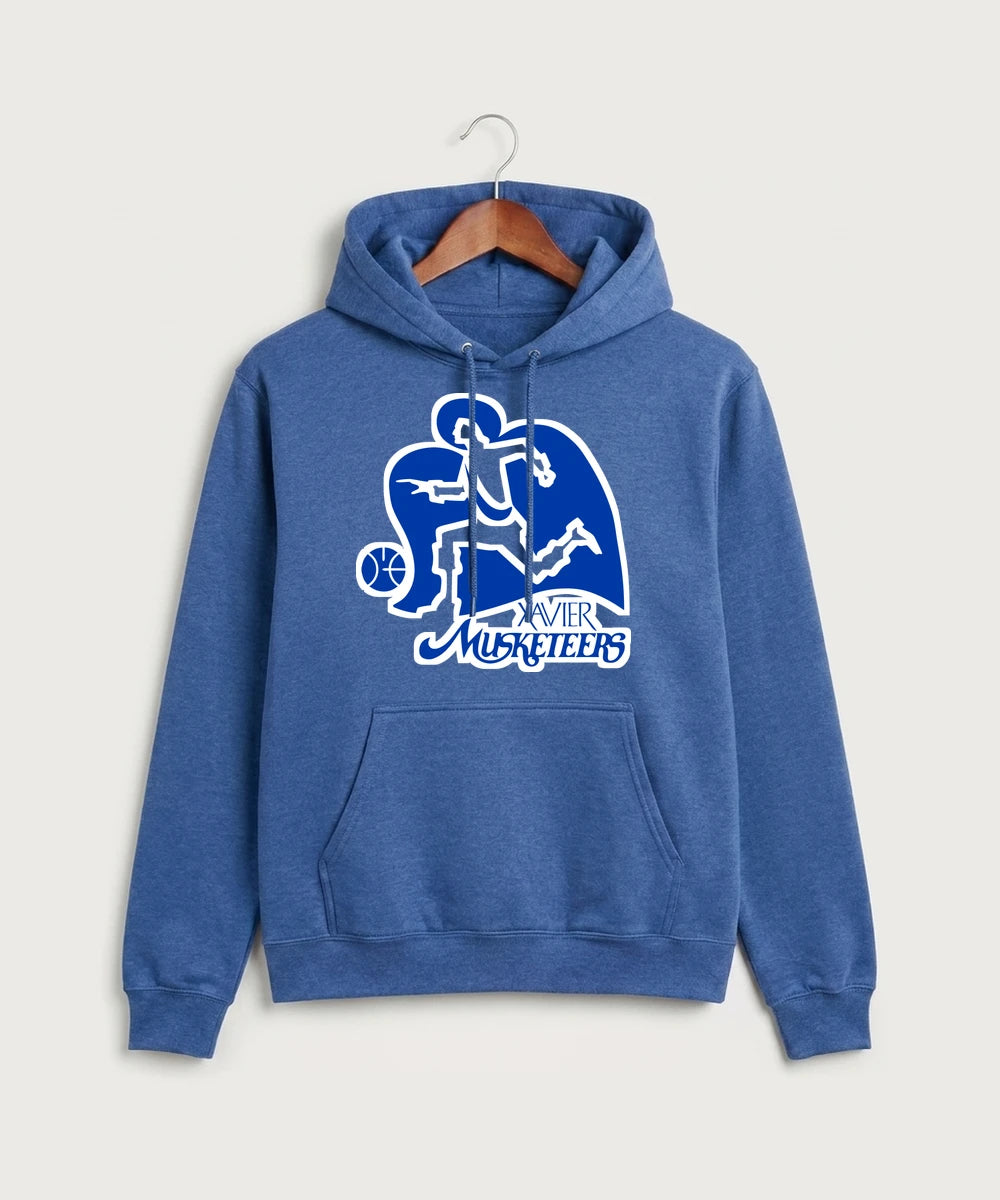 Codex Team Store Proof Reference - Heather Royal Port & Co Core Fleece Pullover Hooded Sweatshirt. PC78H