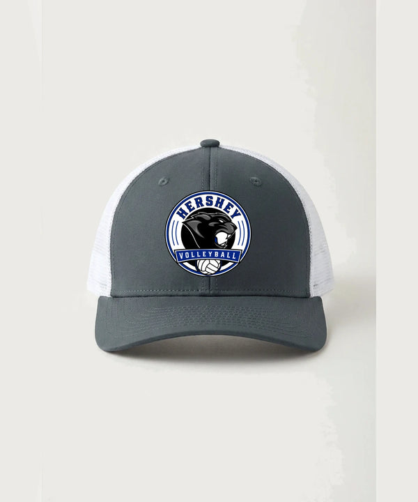 Hershey High School Volleyball Team Store - Iron Grey/ White Sport-Tek Club Trucker Cap STC46