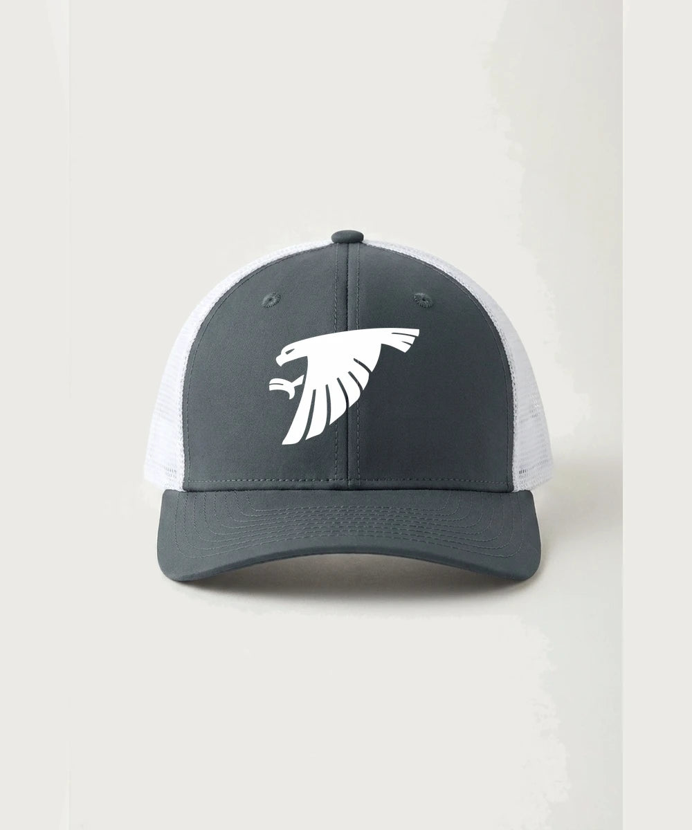 Sauk Valley Community College Basketball Team Store - Iron Grey/ White Sport-Tek Club Trucker Cap STC46