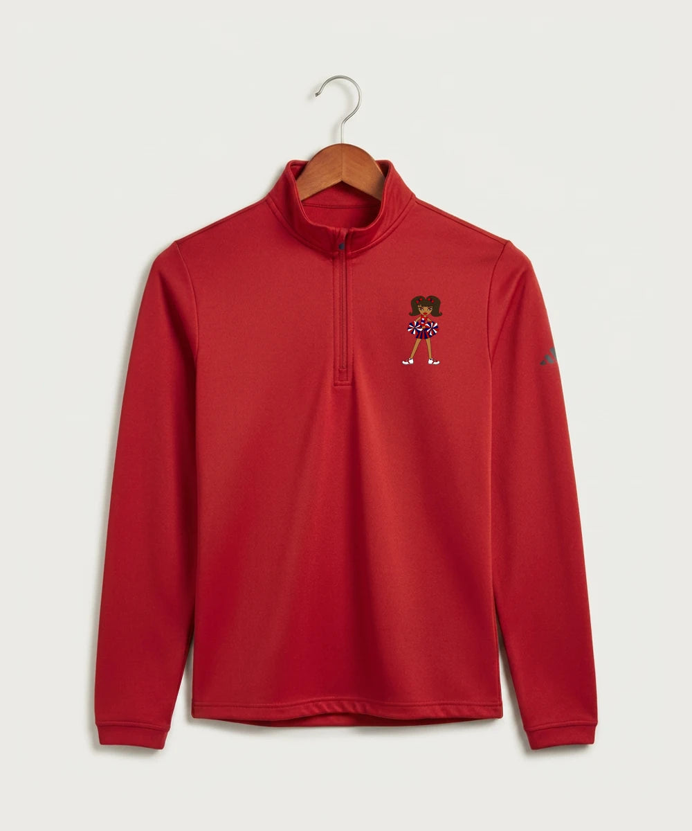 Independence High School Cheer Team - Power Red Men's Ultimate365 Lightweight Quarter-Zip Pullover