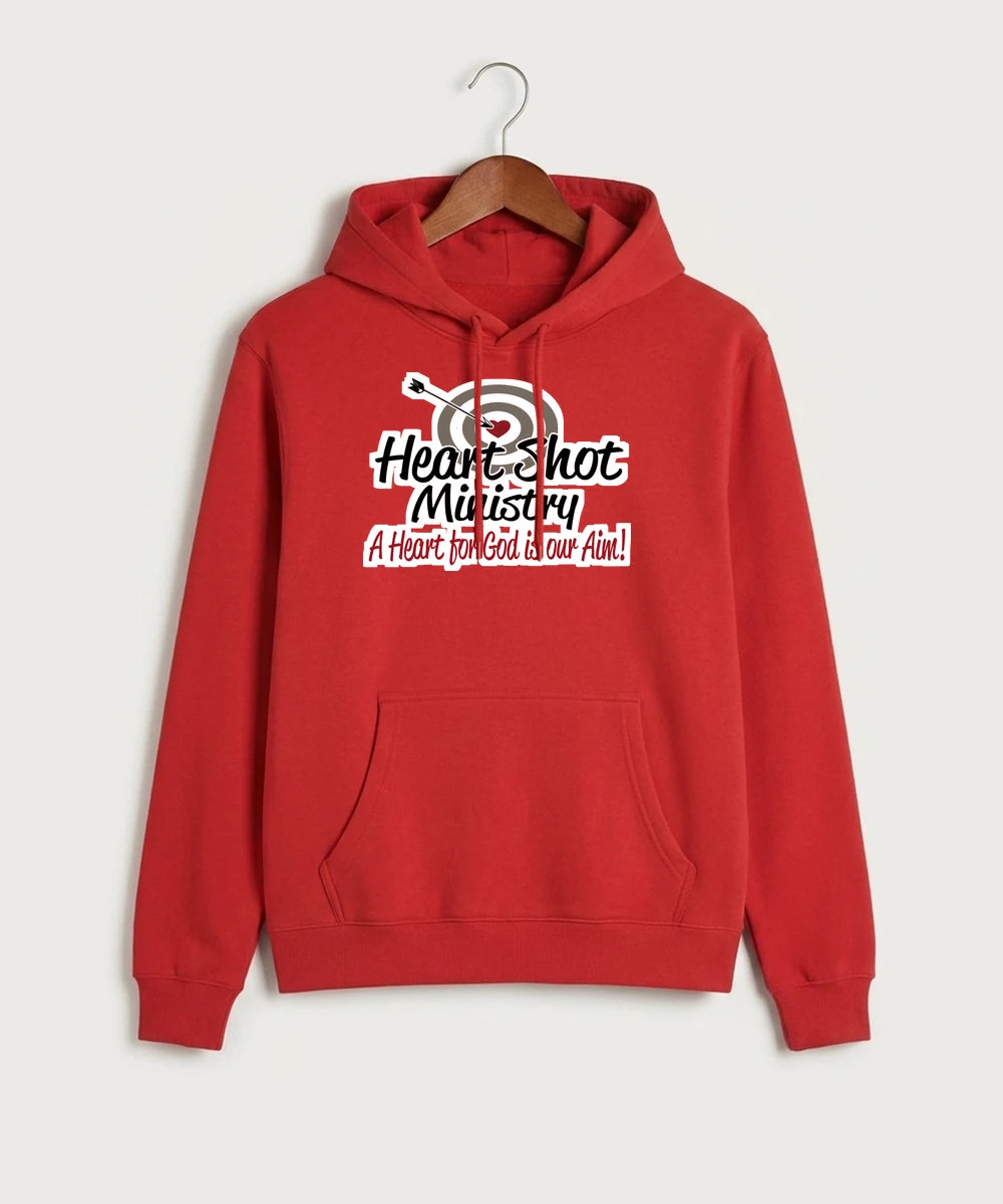 Heart Shot Ministry Archery Team Store - Red Hoodie Value