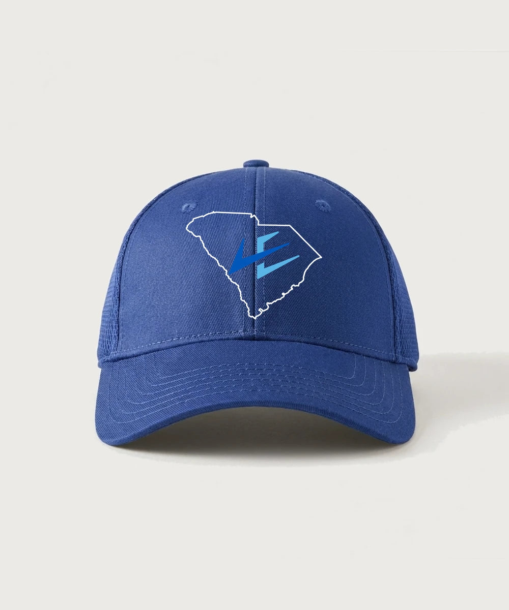 Leading Edge South Carolina Team Store - Royal New Era - Stretch Mesh Cap. NE1020