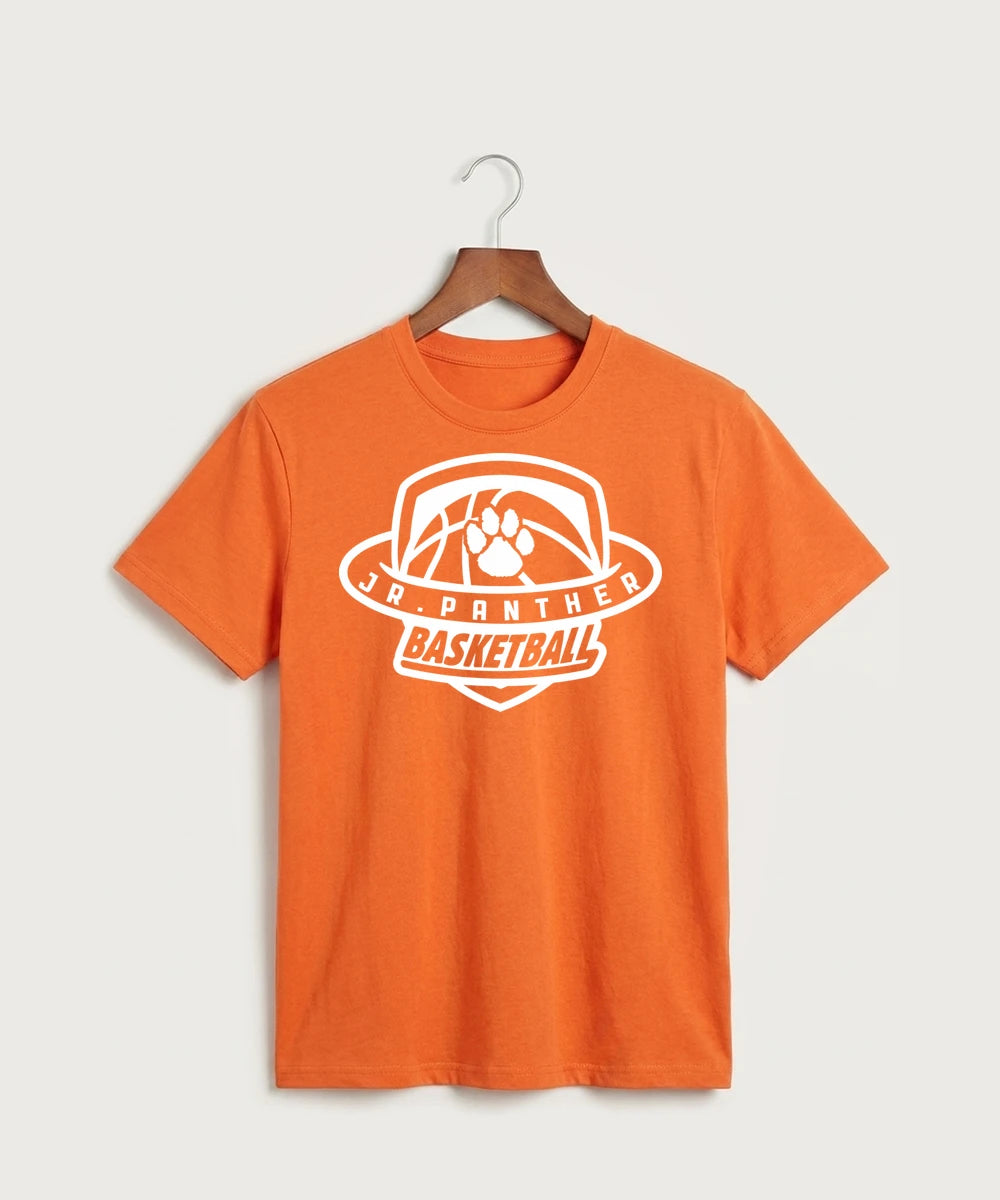 Jr Panther Basketball - S. Orange Port & Co Core Cotton Tee. PC54