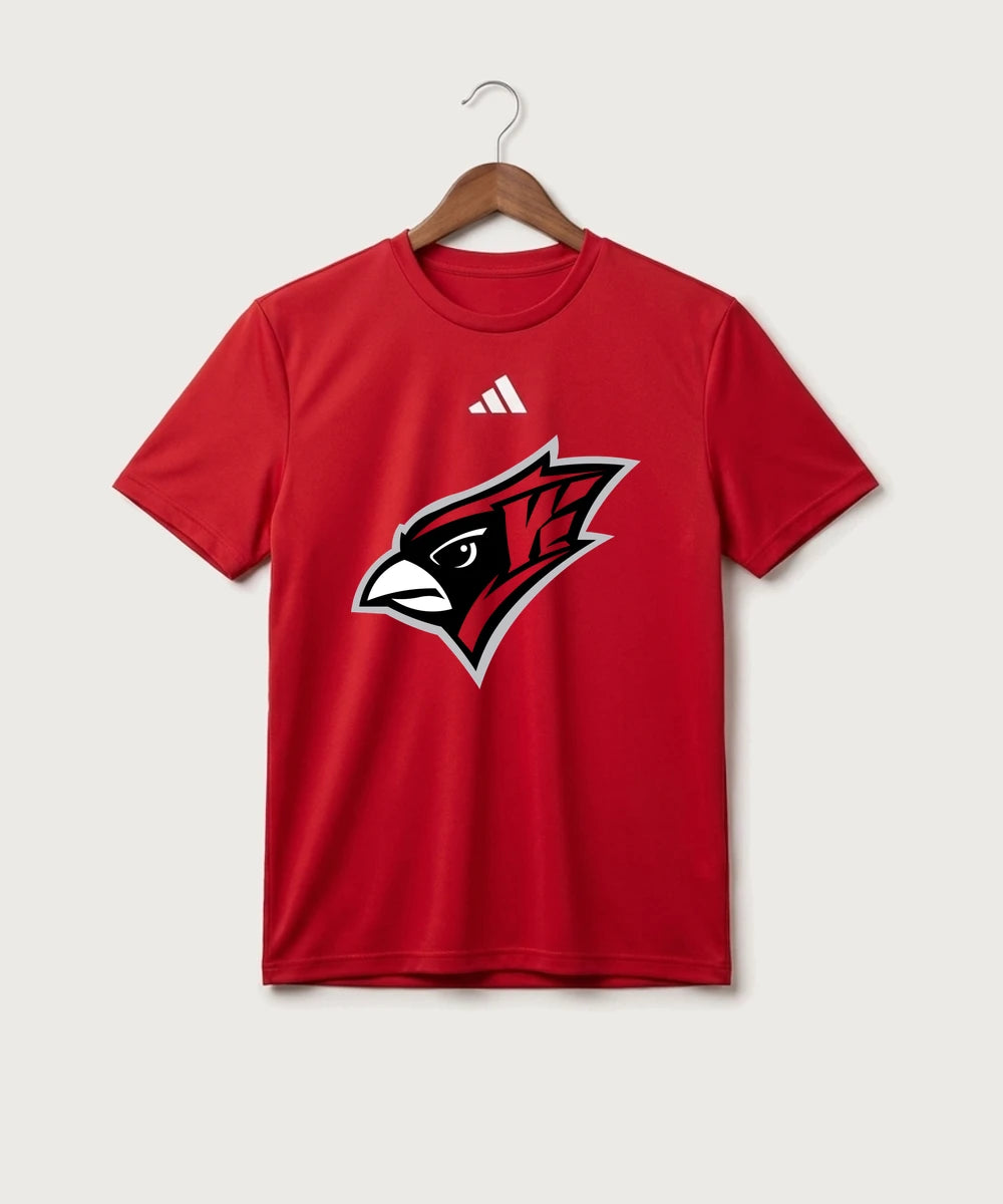 Willmar High School Winter Athletics Team Store - Team Power Red/ White Men's Pregame T-Shirt