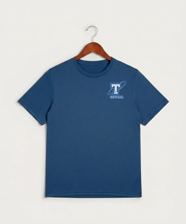 Papillion La Vista South Titan Softball Team Store - True Royal Heather Sport-Tek PosiCharge Competitor Tee. ST350