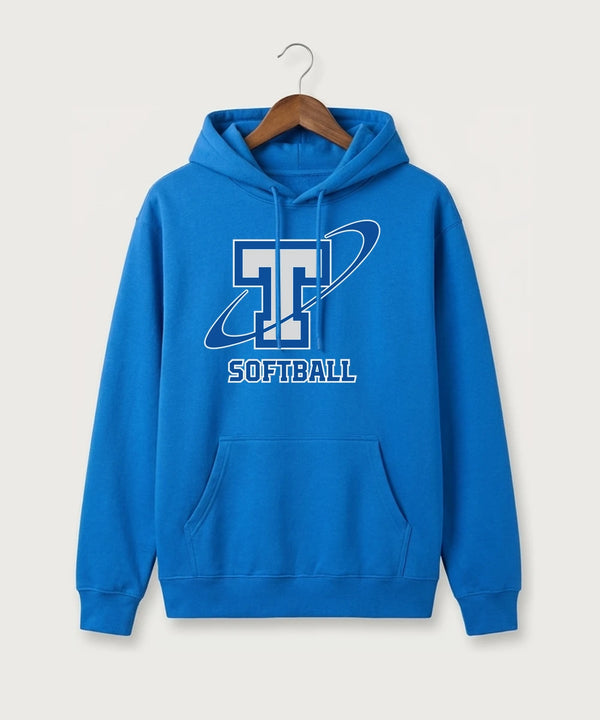 Papillion La Vista South Titan Softball Team Store - True Royal Hoodie Value