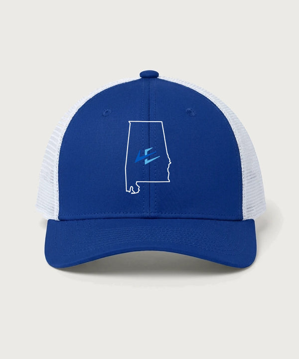 Leading Edge Alabama Team Store - True Royal/ White Sport-Tek Club Trucker Cap STC46